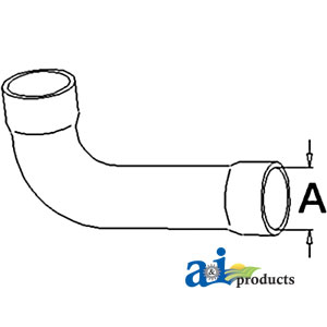 UCA21002   Lower Hose---Replaces A34079